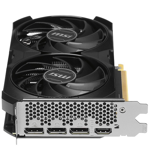 GF RTX4060Ti, MSI Ventus 2X Black OC, 2580MHz/18000MHz, 128bit, 8GB GDDR6, HDMI, 3xDP