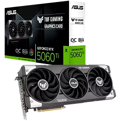 ASUS Video Card NVIDIA GeForce RTX 5060 Ti 8GB GDDR7 128-bit Digital Max Resolution 7680 x 4320 Yes x 1 (Native HDMI 2.1b)Yes x 3 (Native DisplayPort 2.1b) HDCP Support Yes (2.3) 550W P/N 90YV0MR0-M0NA00