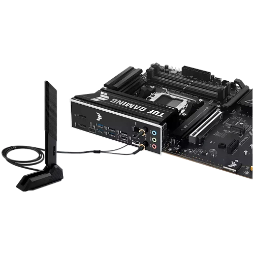 ASUS Main Board Desktop Socket AM5 AMD B650 Chipset 4 x DIMM slots, max. 256GB, DDR5 1 x DisplayPort 1 x HDMI 1 x Wi-Fi module 3 x M.2 slots 4 x SATA ATX Form Factor