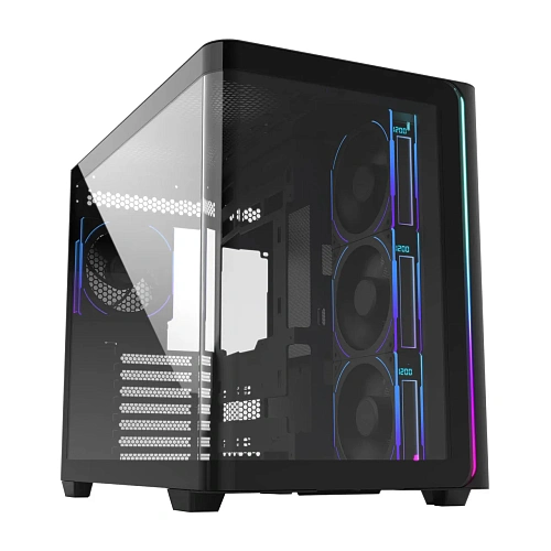 Корпус FSP M580 Plus, Midi Tower, ATX, Black, 2xUSB3.0, Type-C