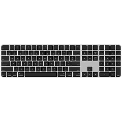 Magic Keyboard with Touch ID and Numeric Keypad for Mac models with Apple silicon - Russian - Black Keys,Model A3119