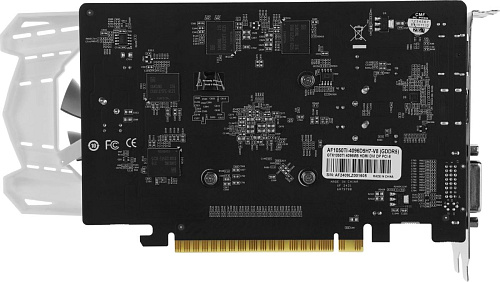 GF GTX1050Ti, Afox V8, 1291MHz/7008MHz, 128bit, 4GB GDDR5, DVI-D, HDMI, DP