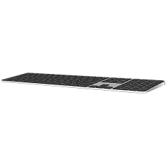 Magic Keyboard with Touch ID and Numeric Keypad for Mac models with Apple silicon - Black Keys - Russian,Model A2520