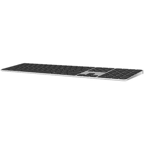 Magic Keyboard with Touch ID and Numeric Keypad for Mac models with Apple silicon - Black Keys - Russian,Model A2520