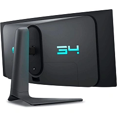 Монитор Dell/Alienware AW3423DWF/34.18 ''/OLED/3440x1440 Pix/HDMI/2xDP/4xUSB/AudioOut/Headphones/0,1 мс/1 000 ANSI люм/1 000 000:1/165 Hz