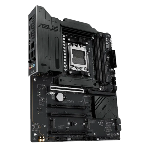 Матплата Asus X870 Max Gaming WiFi7, AM5, ATX, 4DDR-5, 4хPCI-Ex16, 4SATA, 3xM.2, HDMI, 2xUSB-C,17USB
