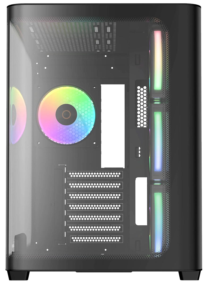 Корпус Ocypus Iota C70 BK Curve ARGB Digital ATX/mATX/mITX 2xUSB Type-C Черный Iota-C70-BKD400CD-GL