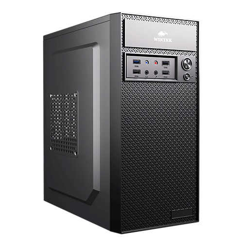 Корпус Wintek K260, Mini Tower, mATX, Black, 2x3.5"/2х2.5", 2xUSB 2.0, 2xUSB 3.0
