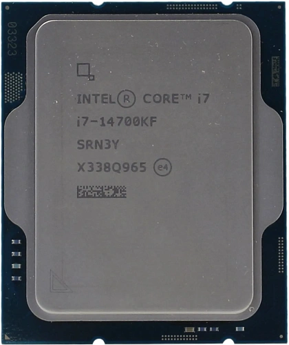 Intel Core i7-14700KF, S1700/20 cores/Raptor Lake/3.4GHz/33MB L3/10nm/253W, OEM