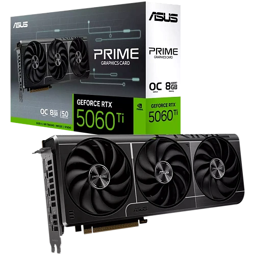 ASUS Video Card NVIDIA GeForce RTX 5060 Ti 8GB GDDR7 128-bit  Digital Max Resolution 7680 x 4320 Yes x 1 (Native HDMI 2.1b)Yes x 3 (Native DisplayPort 2.1b)HDCP Support Yes (2.3) 550W P/N 90YV0MP0-M0NA00