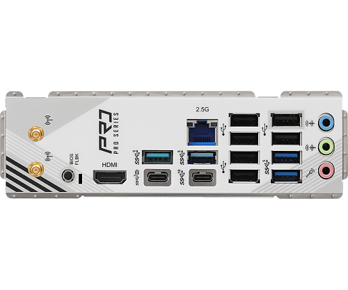 Матплата ASRock B850 PRO RS WiFi, AM5, ATX, 4DDR-5, 2xPCI-Ex16, 4SATA, 4xM.2, HDMI, 22USB