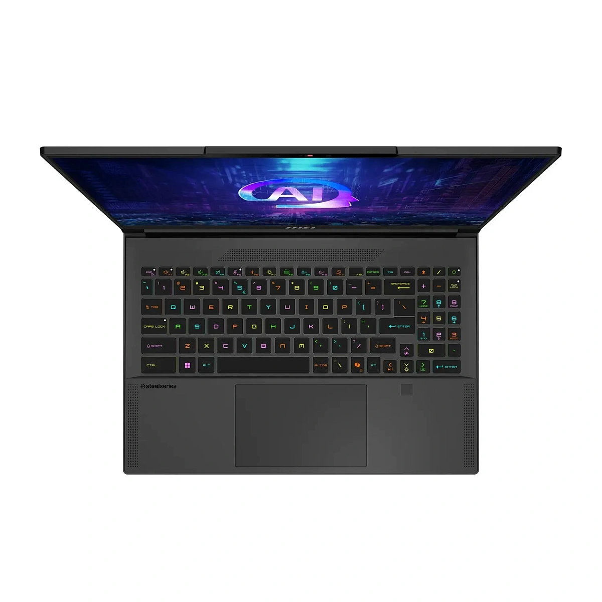Игровой Ноутбук MSI Stealth A16 AI+ A3XVFG-069KZ, 16" QHD (2560x1600), IPS, 240Hz, Ryzen AI 9 HX 370 5.1GHz, 32GB LDDR5, 1TB*1 NVMe SSD, RTX4060 GDDR6 8GB, Win 11 Home Core Black
