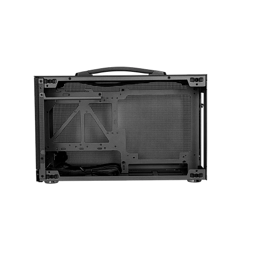 Корпус PCCooler K101 MESH GY 3F ITX 2xUSB3.0, USB-C, 1x3.5", 4x2.5" Предустановлено 3 вентилятора, Цвет: Grey