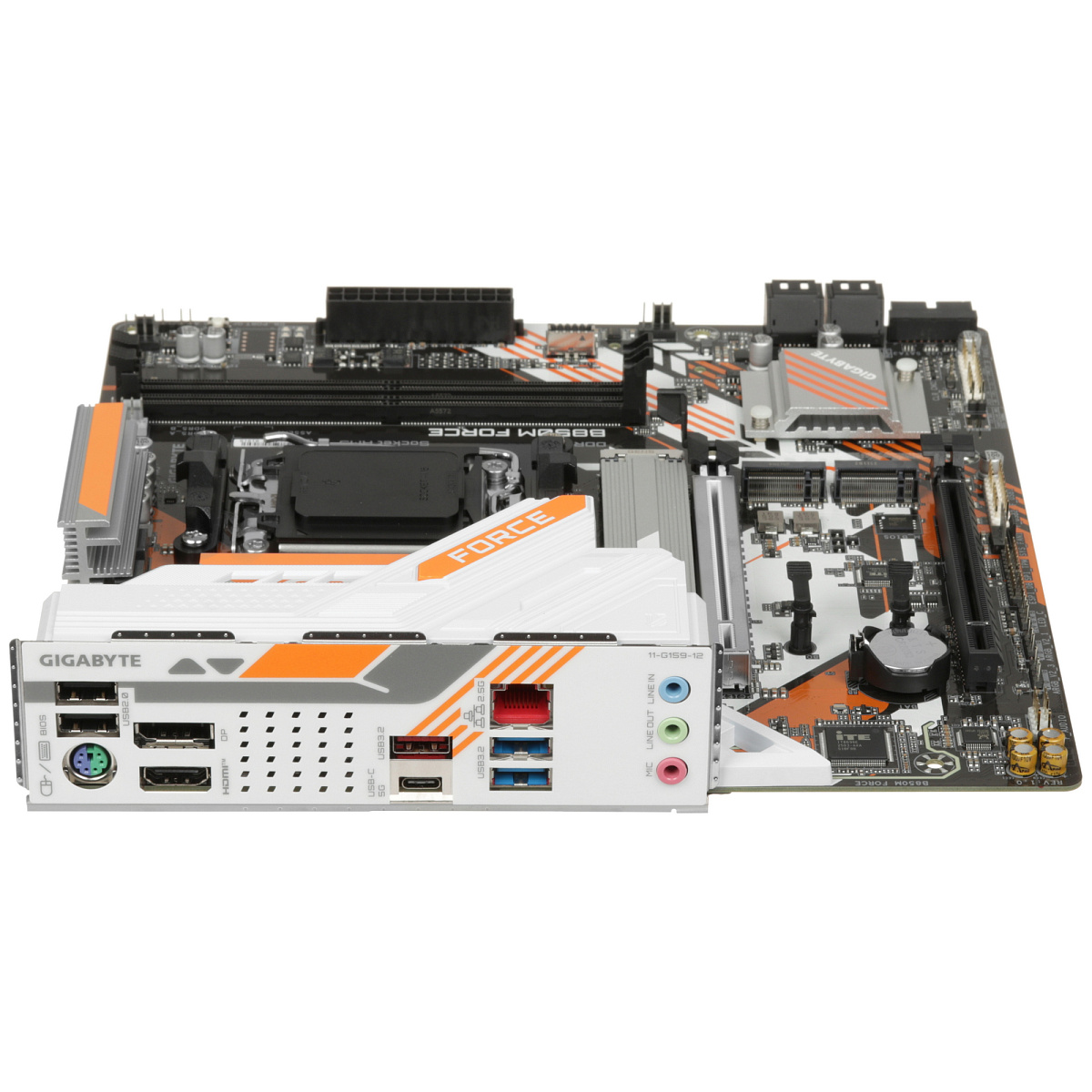 Матплата Gigabyte B850M Force, AM5, mATX, 2DDR-5, 2xPCI-Ex16, 4SATA, 3xM.2, HDMI, DP, 13USB