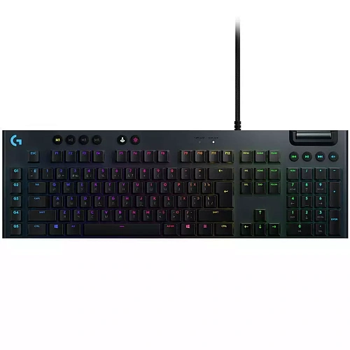 Клавиатура Logitech G815, Black-Grey, Wired, Gaming, Multimedia, RGB-Backlight, GL Tactile Brown,USB