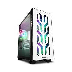 Корпус ПК без БП Sharkoon ELITE SHARK CA300T Wh