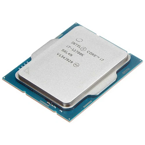 CPU Intel Core i7-12700K Base 2,7GHz(EC), Performance 3,6GHz(PC), Turbo 3,8GHz, Max Turbo 5,0GHz, Cache 25Mb, 12/20 Adler Lake Intel® UHD 770, Base TDP 125W, Turbo TDP 190W, FCLGA1700 w/o cooler, OEM (CM8071504553828)