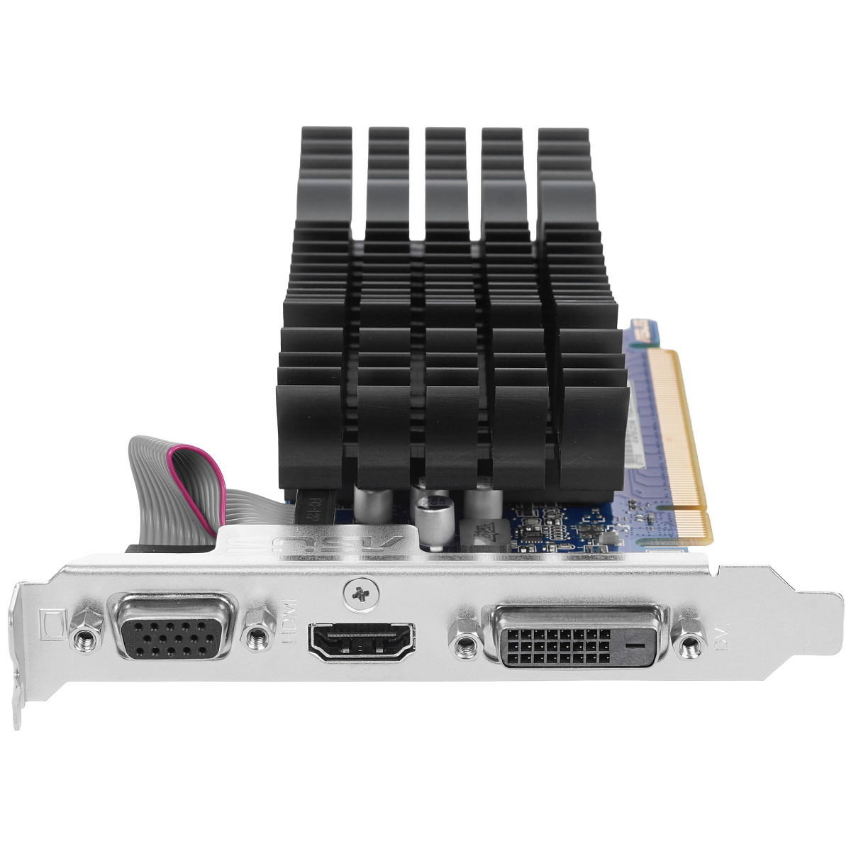Видеокарта ASUS GeForce GT710 2Gb 32bit GDDR5 D-Sub DVI HDMI PCI Express 2.0 GT710-SL-2GD5-BRK-EVO