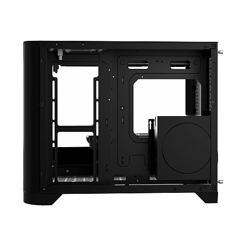 Корпус 1Stplayer UVIEV UV6, Midi Tower, m-ATX, m-ITX, Black, 2x3.5"/3x2.5", 2xUSB3.0