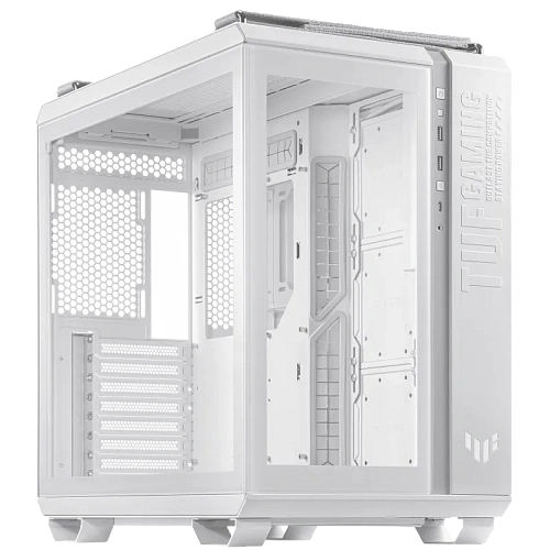 Корпус Asus TUF Gaming GT502, Midi Tower, ATX, White, 4x3.5"/4x2.5", 3xUSB