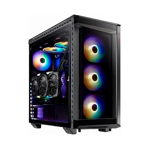 Корпус Adata XPG Battlecruiser, Midi Tower, ATX, Black, 2x3.5"/6x2.5", 2xUSB3.0, USB-C