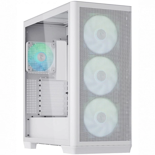 Корпус AeroCool APNX C1, Midi Tower, ATX, White, 3x3.5"/3x2.5", 2xUSB3.0, USB-C