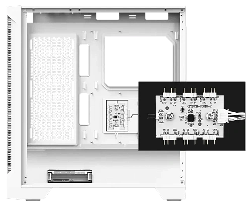 Корпус MSI MAG Forge 320R Airflow, Midi Tower, ATX, White, 2x3.5"/3x2.5", 2xUSB3.2