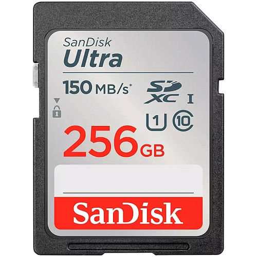 SanDisk Ultra 256GB SDXC Memory Card 150MB/s