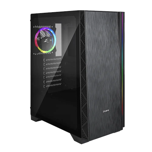 Корпус Zalman Z3 NEO, Midi Tower, E-ATX, Black, 2x3.5"/4x2.5", USB2.0, 2xUSB3.0, RGB