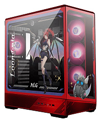 Корпус MSI Pano 130R MLG Edition, Midi Tower, ATX, Red, 2x3.5"/3х2.5", 2xUSB3.2, USB-C