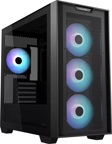 Корпус ASUS A21 PLUS TG ARGB Black mATX/mITX A21 PLUS/ARGB FANS/BLK/EPS//