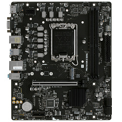 Матплата MSI PRO H610M-E, iH610, S1700, mATX, 2DDR-5, 1xPCI-Ex16, 4SATA, 1xM.2, VGA, HDMI, 12USB