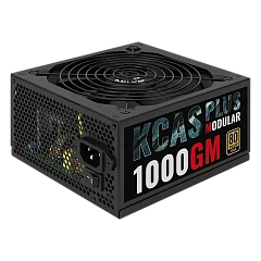 БП ATX 1000W AeroCool KCAS Plus 1000GM, Gold, 20+4/24+4/24+8/20+4+8/24+4+8/24+8+8, 14cm,6x6+2p PCI-E