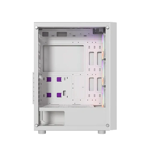 Корпус Wintek Andromeda PRO E306M-W TG, Midi Tower, ATX, White, 2x2.5"/1x3.5", 3xUSB, RGB