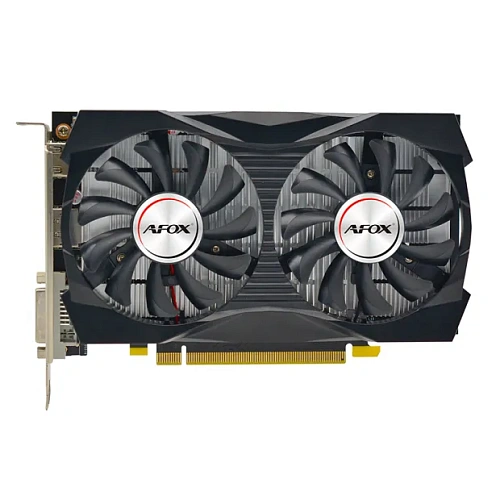 GF GTX1050Ti, Afox V8 Black, 1291MHz/7000MHz, 128bit, 4GB GDDR5, DVI-D, HDMI, DP