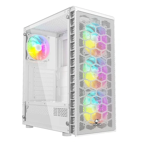 Корпус Wintek Energy JX188-11-M-W TG, Midi Tower, ATX, White, 2x3.5"/2x2.5", 2xUSB, USB3.0
