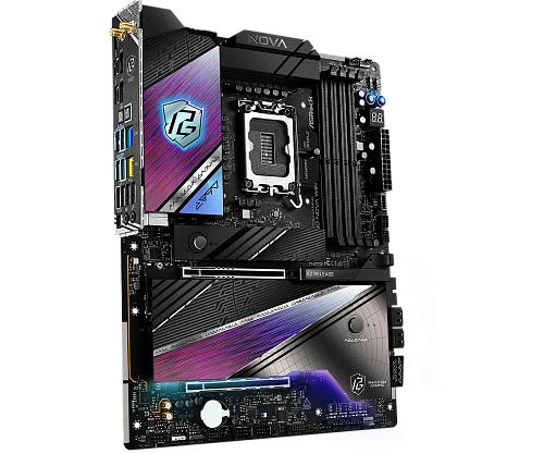 Матплата ASRock Z890 Nova WiFi, iZ890, S1851, ATX, 4DDR-5, 2хPCI-Ex16, 4SATA, 6xM.2, HDMI,2хTB,21USB