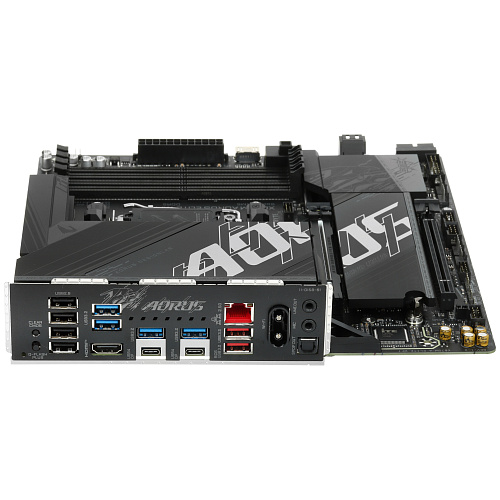 Матплата Gigabyte X870M Aorus Elite WiFi7, AM5, mATX, 4DDR-5, 2хPCI-Ex16, 2SATA, 2xM.2, HDMI, 16USB