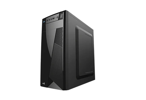Корпус AeroCool CS-1101, Midi Tower, ATX, Black, 1x5.25"/3x3.5"/1x2.5", 2xUSB, USB3.0