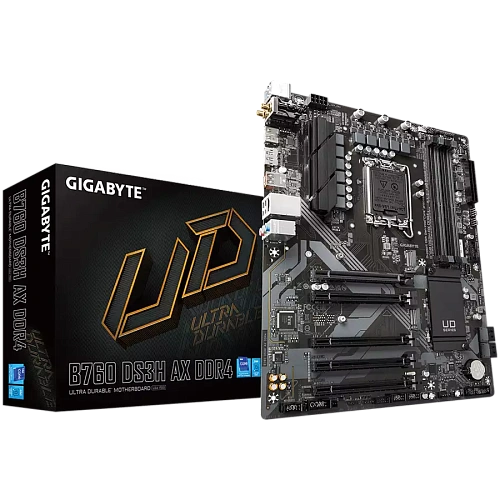 GIGABYTE MB LGA1700  B760 4 x DDR DIMM 2 x M.2  4 x SATA 1 x HDMI port 1 x DisplayPort ATX