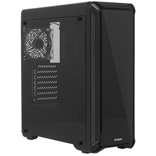 Корпус Zalman I3 Edge, Midi Tower, ATX, Black, 2x3.5"/3x2.5", 3xUSB