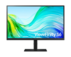 Монитор 27" SAMSUNG ViewFinity S6 LS27F610EAIXCI IPS 2560x1440 100Hz 5мс 300кд/м2 2xHDMI 1xDP, HAS Регулировка Высоты, ЭКСКЛЮЗИВ! Черный
