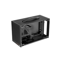 Корпус PCCooler K101 MESH GY 3F ITX 2xUSB3.0, USB-C, 1x3.5", 4x2.5" Предустановлено 3 вентилятора, Цвет: Grey