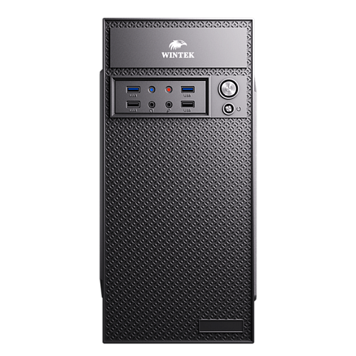 Корпус Wintek K260, Mini Tower, mATX, Black, 2x3.5"/2х2.5", 2xUSB 2.0, 2xUSB 3.0