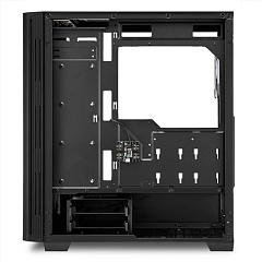 Корпус Sharkoon RGB LIT 200, Midi Tower, ATX, Black, 2x3.5"/6x2.5", USB2.0, 2xUSB3.0