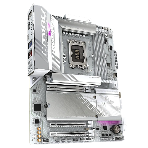 Матплата Gigabyte B860 A Elite WiFi7 ICE,iB860,S1851,ATX,4DDR-5,3xPCI-Ex16,3xM.2,DP,HDMI,USB-C,13USB