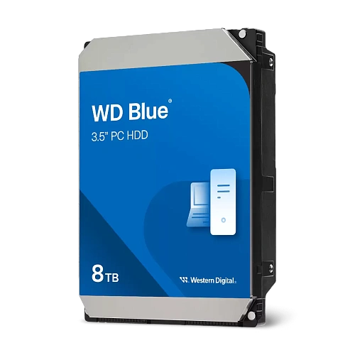 Жесткий диск HDD 8Tb Western Digital Blue SATA 6Gb/s 256Mb 5640rpm WD80EAAZ