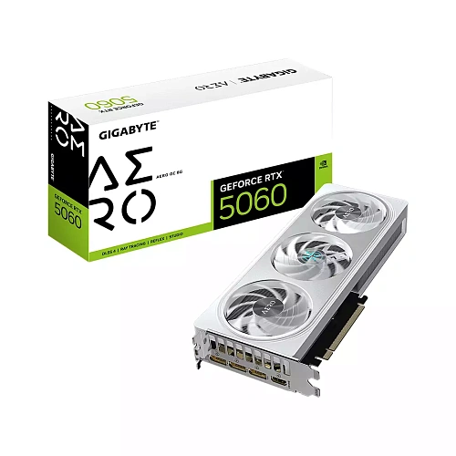 Видеокарта Gigabyte (GV-N5060AERO OC-8GD) RTX5060 AERO OC 8G