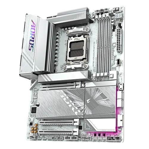 Матплата Gigabyte X870E Aorus Elite WiFi7 ICE, AM5, 4DDR-5,3хPCI-Ex16,4SATA,4xM.2,HDMI,2xUSB-C,18USB