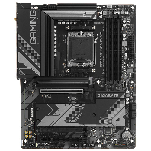 Матплата Gigabyte B650 Gaming X AX V2, AM5, ATX, 4DDR-5, 3xPCI-Ex16, 4SATA, 3xM.2, HDMI, DP, 12USB